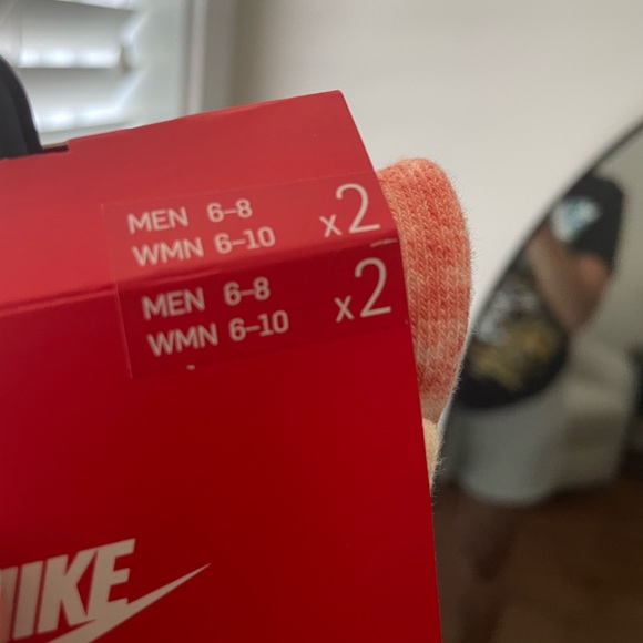 Nike tie dye 2pack socks - Picture 3 of 6